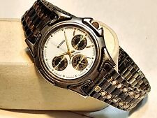Relógio masculino Seiko 144360 quartzo aço inoxidável comprar usado  Enviando para Brazil