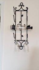 Metal Wine Rack Wine Glass Holder Wall Mount grape design  for sale  Shipping to South Africa