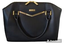 Bolsa de mão Joy & Iman feminina couro genuíno grande bolsa satchel preta NOVA comprar usado  Enviando para Brazil
