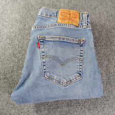 Pantalones de mezclilla Levis 511 para hombre talla 31x30 azules elásticos rectos descoloridos segunda mano  Embacar hacia Mexico