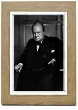 Winston Churchill framed portrait print former British prime minister for sale  LLANGADOG