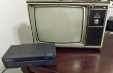 Used, Bundle Zenith Console CRT over 20" TV Retro and Symphonic VCR Tested Working VHF for sale  Shipping to Canada