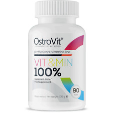 OSTROVIT Vit and Min 100% (Vitamins and Minerals) 90 tabs FREE SHIPPING till salu  Toimitus osoitteeseen Sweden
