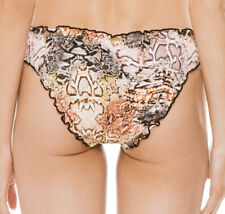Luli Fama Skins Snake Print Full Ruched Back Bikini Bottoms SZ XS NWOT for sale  Shipping to South Africa