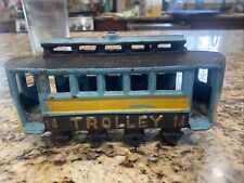 Antique Cast Iron Game Tramway Railway as Decoration Cart 14 for sale  Shipping to South Africa