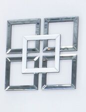 Square mirrored wall for sale  Shipping to Ireland