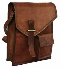 Bolsa de ombro masculina rústica de couro genuíno carteiro pequena tiracolo satchel, usado comprar usado  Enviando para Brazil