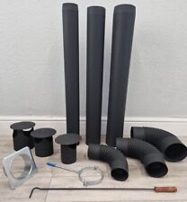 Black steel flue for sale  WORKSOP