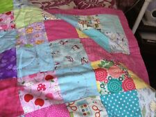 Patchwork quilt throw for sale  CHATHAM