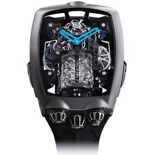 Reloj Jacob & Co. Bugatti Chiron Tourbillon esqueleto titanio B/P BU200.20AB.AA segunda mano  Embacar hacia Argentina