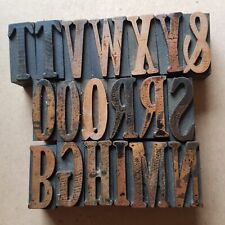 Vintage wooden letterpress for sale  LONDON