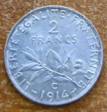 Monnaie francs 1914 d'occasion  Agen
