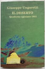 Giuseppe ungaretti deserto usato  Roma