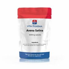Avena Sativa 8000mg capsules VITAPHARMA for sale  Shipping to South Africa