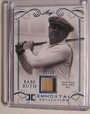 Babe Ruth-Leaf-Immortal Collection-Bat-Relic-Memorabilia-Baseball Card-MLB-12/20 till salu  Toimitus osoitteeseen Sweden