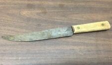 Old Hikory Tru Edge Ontario 8" Carbon Steel Carving Knife Wood Handle Made USA, occasion d'occasion  Expédié en France