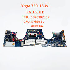 Placa base LA-G581P para portátil Lenovo Yoga 730-13IWL CPU I7-8565U UMA 8G segunda mano  Embacar hacia Argentina