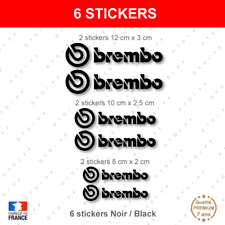 Stickers brembo black d'occasion  Nantes-