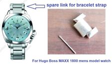 Terno de grife masculino Hugo Boss pulseira de prata MAXX relógio de pulso links 1800 comprar usado  Enviando para Brazil