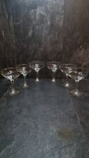 Vintage champagne coupes for sale  REDRUTH