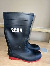 Wellington Boots Steel Toe Cap Scan Industrial Work Safety Size UK 10 for sale  Shipping to South Africa