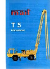 Brochure trivellatrice mait usato  Villar Focchiardo