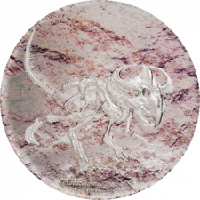 Silbermünze protoceratops and gebraucht kaufen  Lindau (Bodensee)
