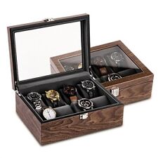Wooden Watch Boxes Storage Organizer Box Watch Box Display Cabinet Watches Case for sale  Shipping to South Africa