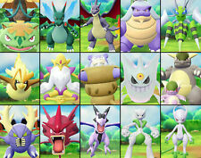 Usado, Alle Mega Pokémon in Shiny Lvl 1/20 6 Dv/Ev Max Pokémon Let‘s Go Pikachu/Evoli comprar usado  Enviando para Brazil