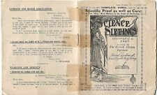 Folheto da década de 1920 sessões científicas prova de curas corpo AJAX livreto de bateria, usado comprar usado  Enviando para Brazil