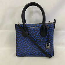 Autêntica bolsa tote Michael Kors 2 vias azul leopardo preta 30F7SM9M2Y do Japão 230905 comprar usado  Enviando para Brazil