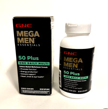 Usado, GNC Mega Men 50-Plus Multivitamínico Diario, 60 Comprimidos, Vitaminas-Minerales Exp3/24 segunda mano  Embacar hacia Argentina