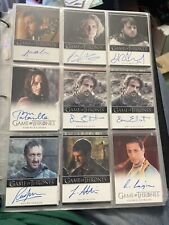 Game of Thrones Autograph Cards Selection Lannister Stark Targaryen Greyjoy, used for sale  Shipping to South Africa
