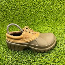 Usado, Crocs Axle All Terrain Feminino Tamanho 6 Marrom Casual Couro para Caminhada Sapatos com Cadarço comprar usado  Enviando para Brazil