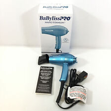 Secador de cabelo BaBylissPRO nano titânio azul elétrico com fio 1000 Watts comprar usado  Enviando para Brazil