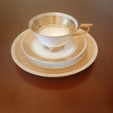 RS Tillowitz Zestaw śniadaniowy German Tea Cup Saucer Plate Set old 1916 - 1945 na sprzedaż  PL