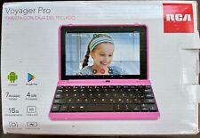 RCA Voyager Pro 7 inch Tablet with Keyboard Case Android 6.0 16 GB Storage PINK for sale  Shipping to South Africa