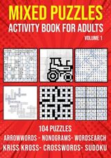 Puzzle book adults for sale  UK