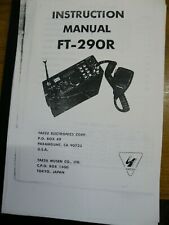 290r yaesu manuel d'occasion  Expédié en France