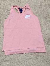 Camisa atlética Nike feminina tamanho médio rosa racerback cropped comprar usado  Enviando para Brazil