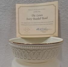 beaded lenox bowl ivory for sale  Cottonwood