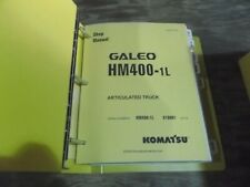 Used, Komatsu Galeo HM400-1L Articulated Dump Rock Truck Shop Service Repair Manual for sale  Shipping to South Africa