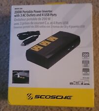 Scosche 200W Portable Power Inverter for sale  Shipping to South Africa