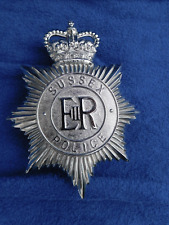 Sussex police helmabzeichen gebraucht kaufen  Memmelsdorf