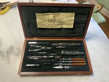 ￼Vintage German Proebster CP12K Technical Drawing Drafting Set Wooden Box for sale  Shipping to South Africa