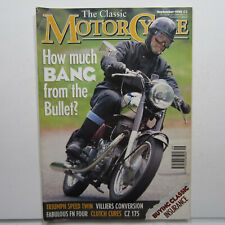 Revista Classic MotorCycle Septiembre 1995 Vol 22 No 9 '61 Royal Enfield Bullet '36 CZ, usado segunda mano  Embacar hacia Argentina