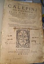 Ambrosi calepini dictionarium usato  Napoli