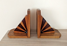 wooden bookends for sale  SANDBACH