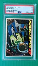 1962 Topps Mars Attacks # 2 MARTIANS APPROACHING   PSA 5 EX. CENTERED, used for sale  Shipping to South Africa