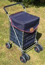 The Sholley 2000 6 Wheel Shopping Trolley Walking Aid Blue Genuine Free UK P&P for sale  Shipping to South Africa